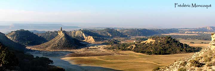 Paysage du Vedado de Eguaras, rserve naturelle situe  proximit du dsert des Bardenas.