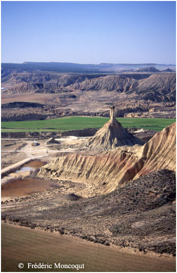 Le Castildetierra vu d'en haut.