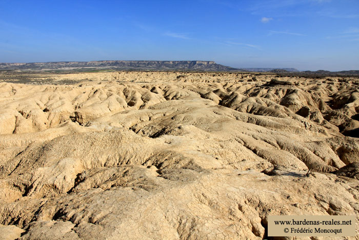 vaste badland.