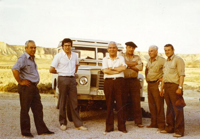 L'quipe des Gardes des Bardenas, durant les annes 80.