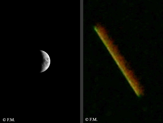 Comparatif de taille avec la lune