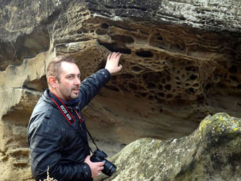 Géologie dans les Bardenas.