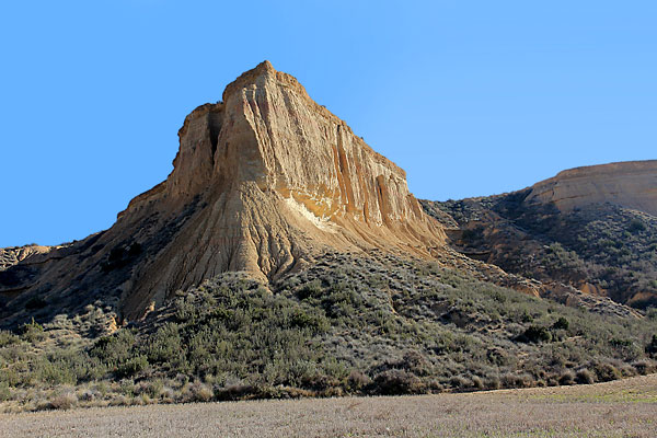 Relief du désert des Bardenas.