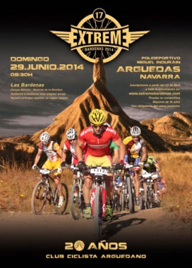 Affiche course vtt.