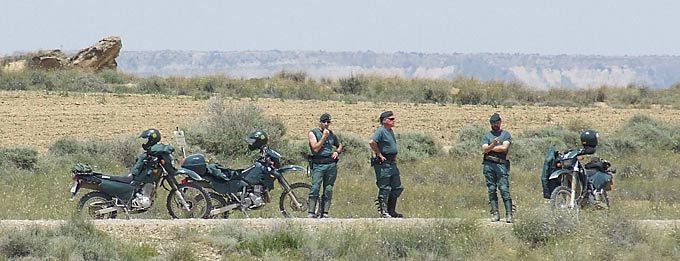 La garde civile veille.