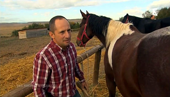 José Maria et son cheval.