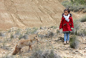 Maëlys et le renard.