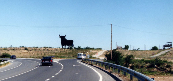 Le taureau bardenero d'Osborne.