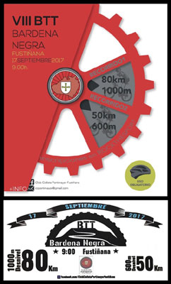 Affiche Bardena Negra VTT.