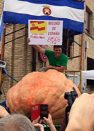 Ruben et sa citrouille.