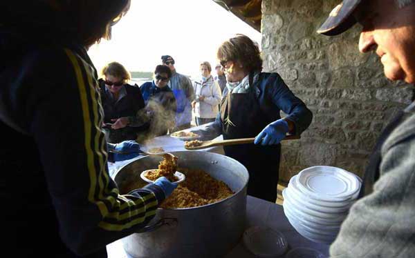 Repas de migas.