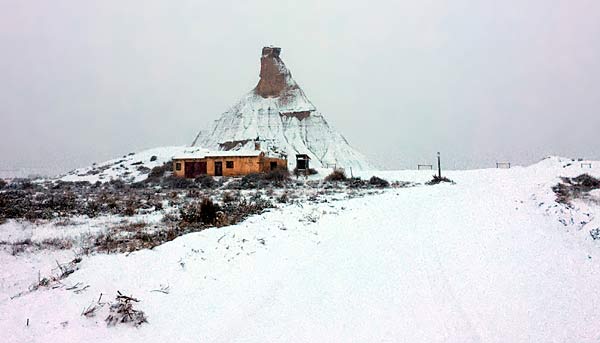 Castildetierra dans la neige.