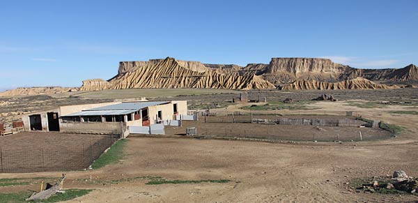 Le corral de Juan Obispo, dans les Bardenas.