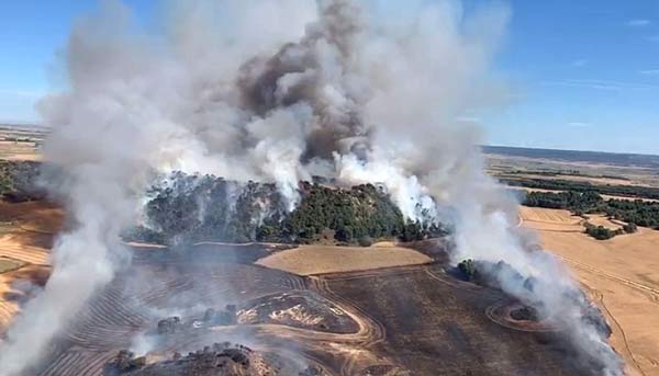 Incendie Bardenas.