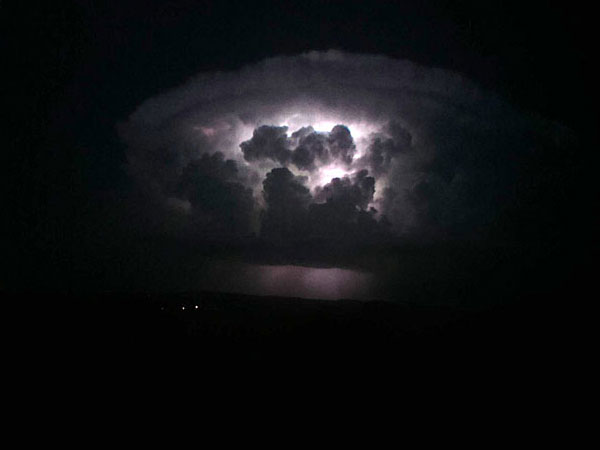 Orage sur les Bardenas !