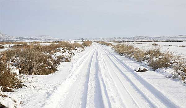 Piste enneigée