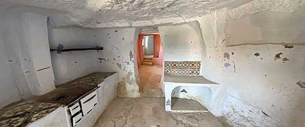 Intérieur d'une cueva.