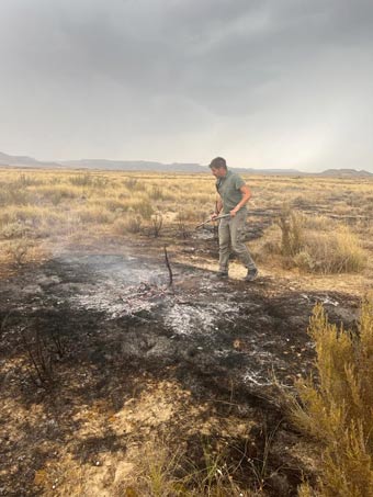 Un garde des Bardenas.