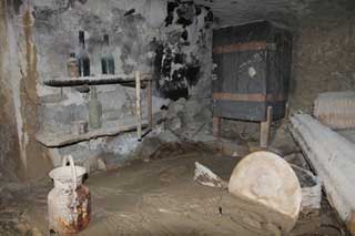 Intérieur d'une cabaña des Bardenas