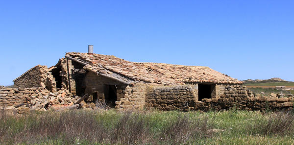 Cabane pastorale dans les Bardenas.