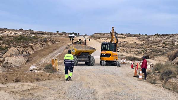 Ouvriers au travail.