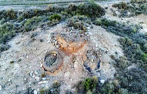 Vestige du four de Malrapate.