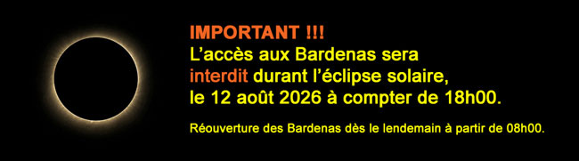 Eclipse, accés interdit aux Bardenas.