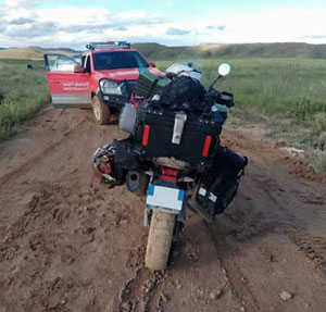 Moto accident�e
