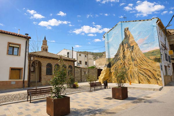 Fresque murale du castildetierra.