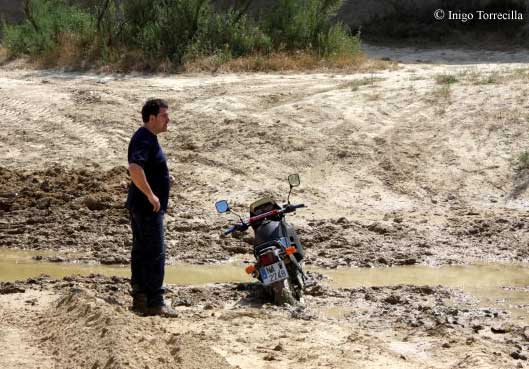 La moto.