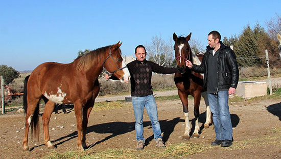 Jose Maria Samanes et Fred Moncoqut.