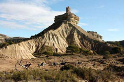 Le mont du Castillo.