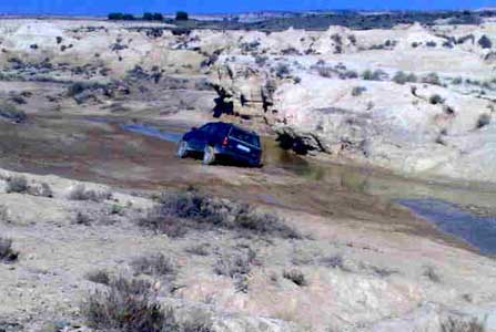 Jeep en perdission.