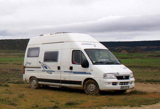 Le camping-car.