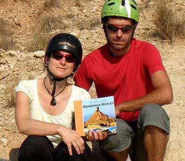 Avec le guide des Bardenas.