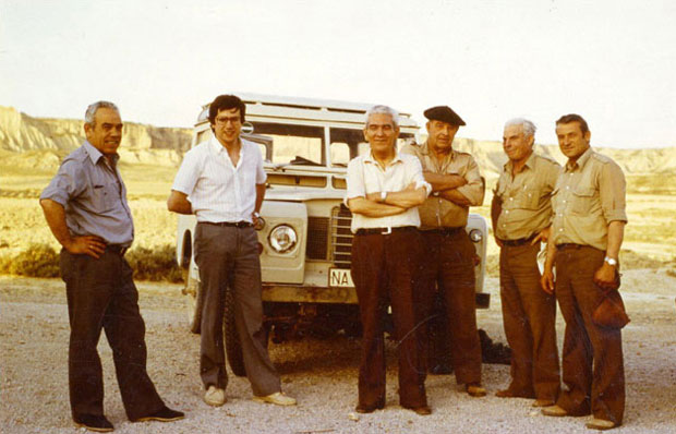 Ancienne quipe de gardes des Bardenas.