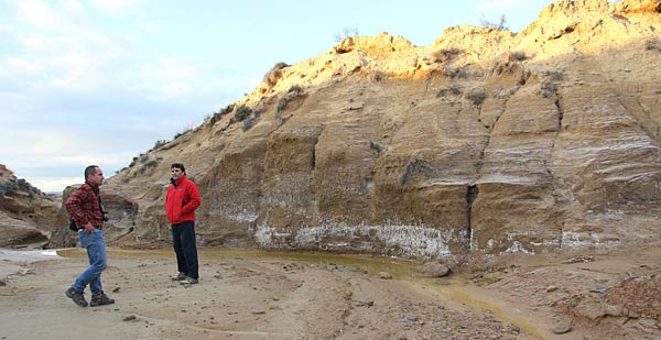 Dans un barranco bardenero.